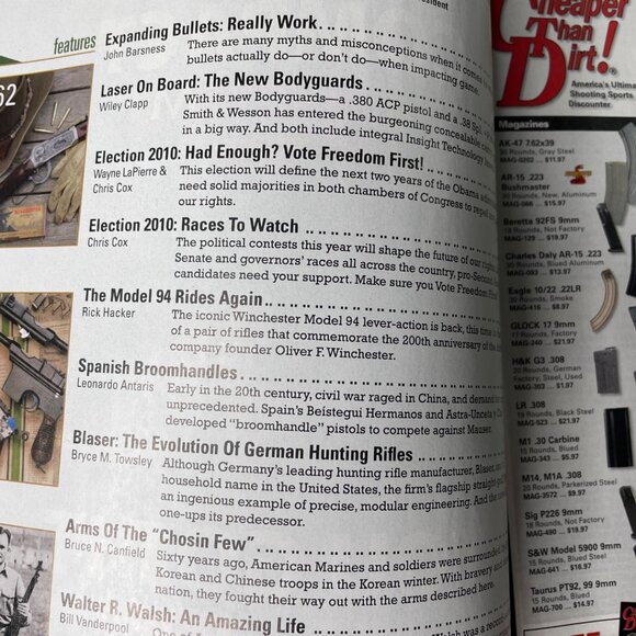 American Rifleman NRA Magazine November 2010 Vol 158 No 11 u National Rifle Asso - Picture 6 of 13